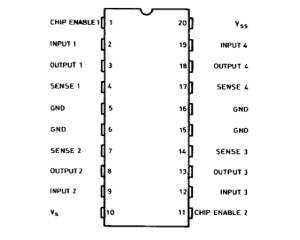 l293e motor driver dip-20line 